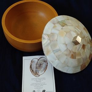 Mela Artisians Concha Round Box